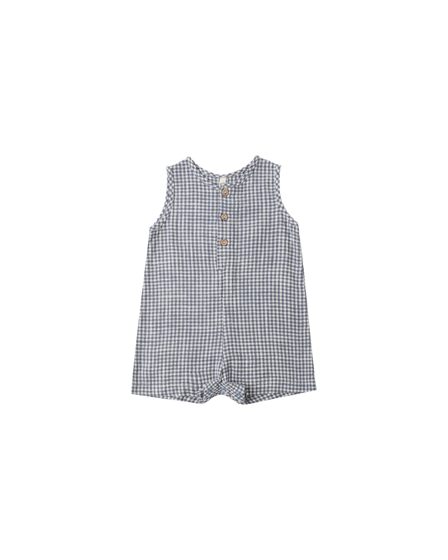 Rylee + Cru - Mavrick Romper - Marine Gingham