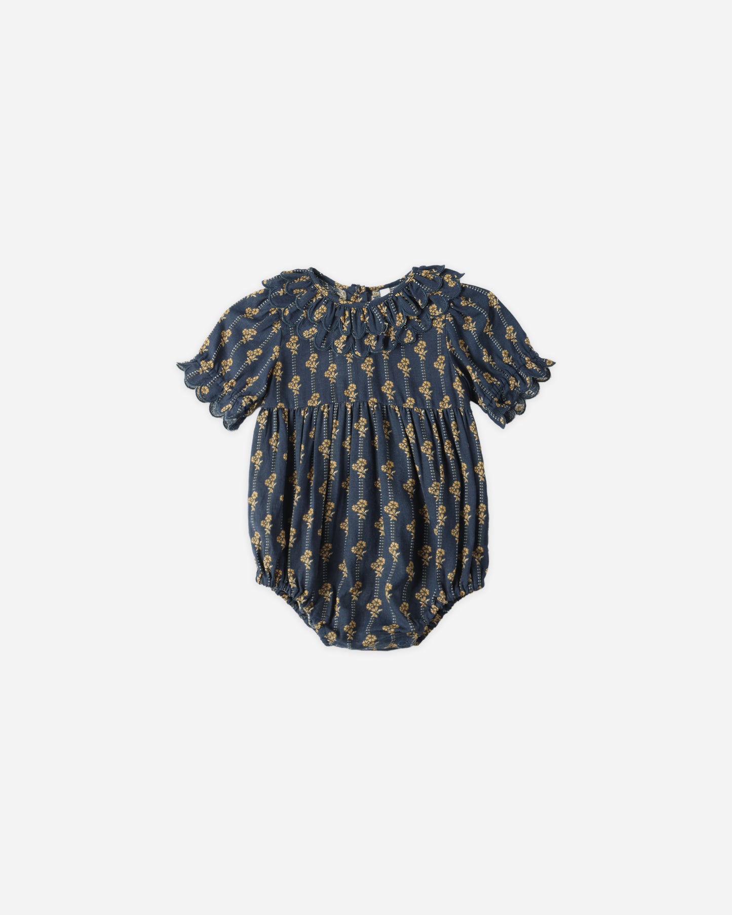 Rylee + Cru - Liv Romper - Vintage Blue