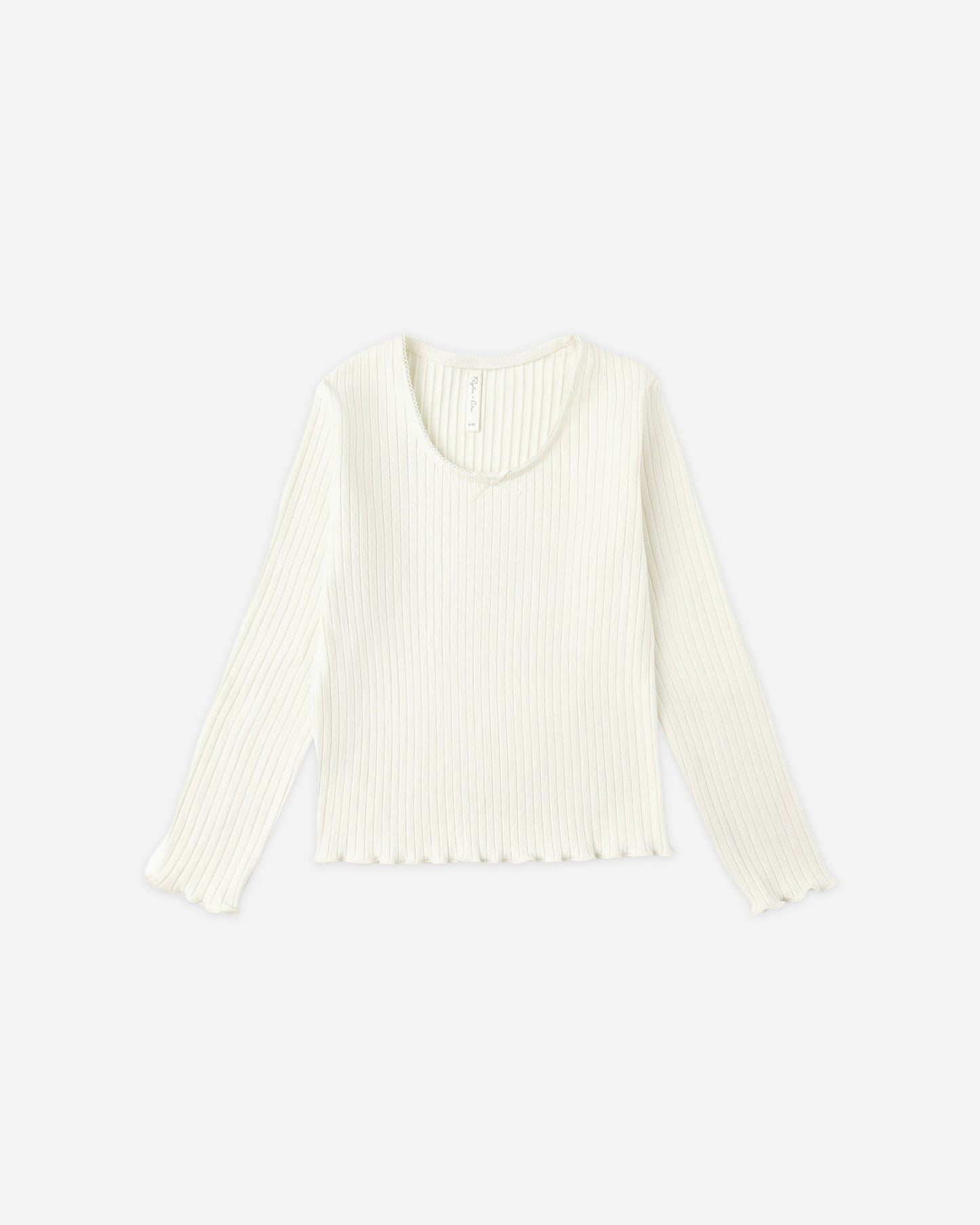 Rylee + Cru - Ribbed Long Sleeve - Ivory