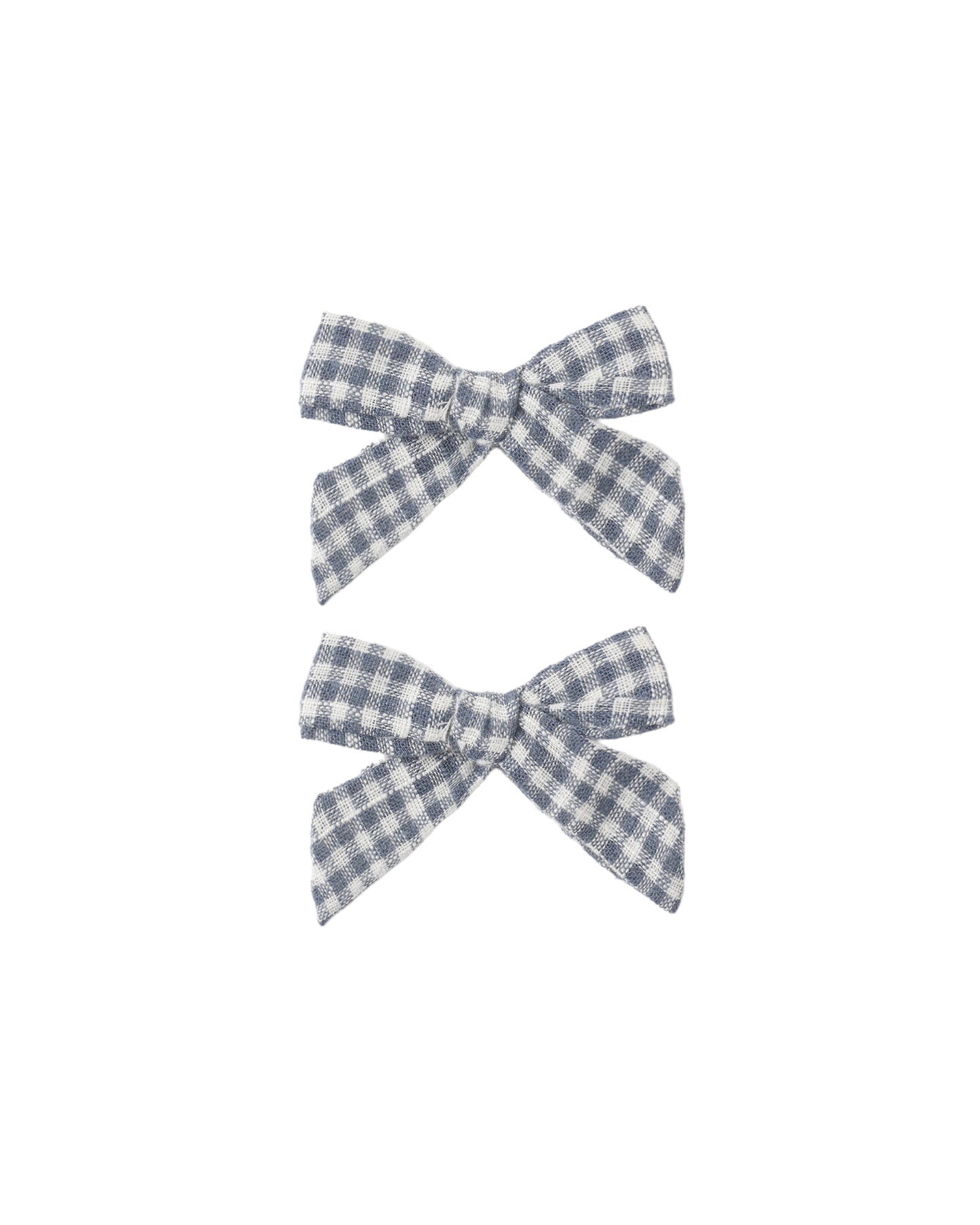 Rylee + Cru - Bows, Set Of 2 - Marine Gingham