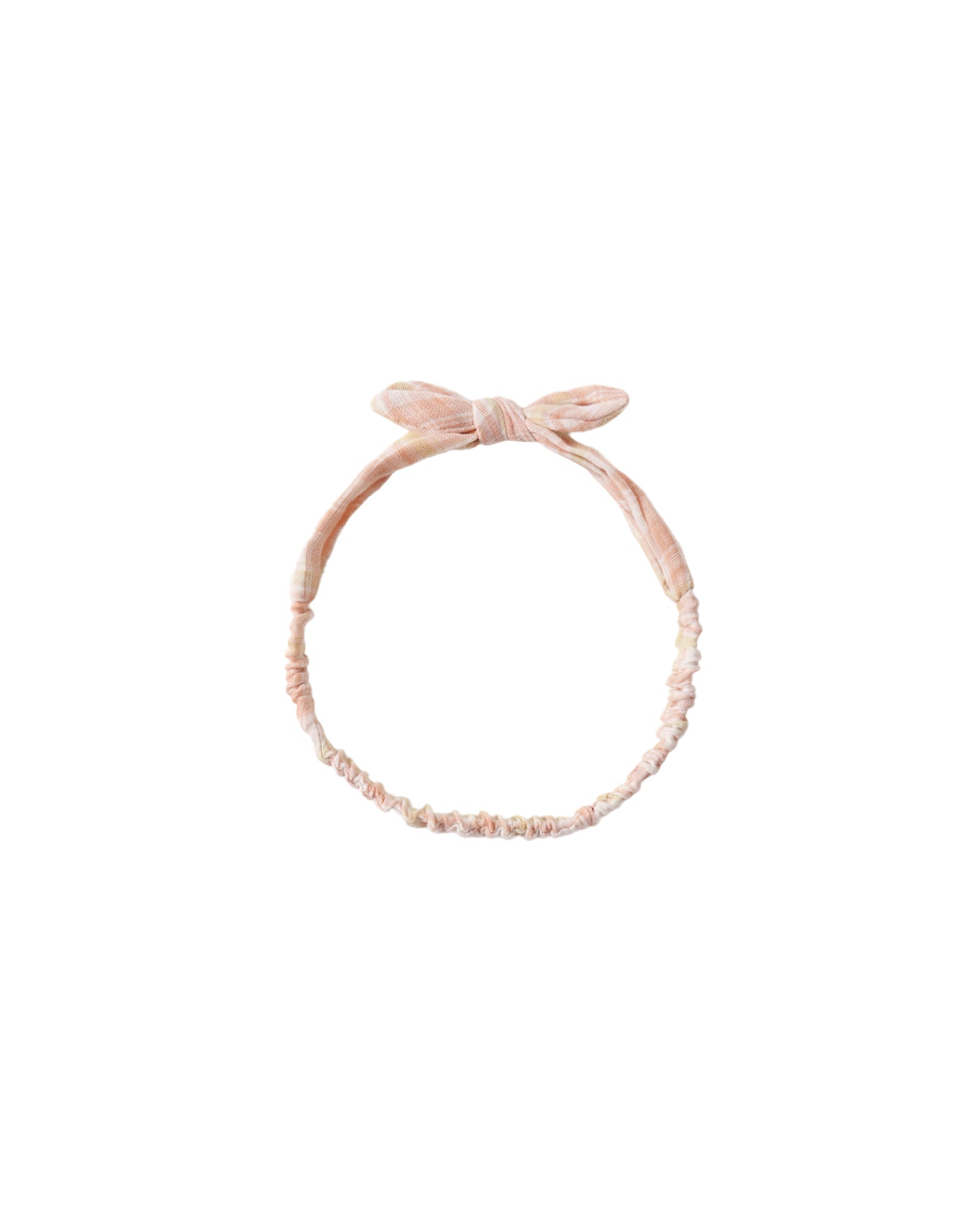 Rylee + Cru - Baby Bow Headband - Summer Plaid