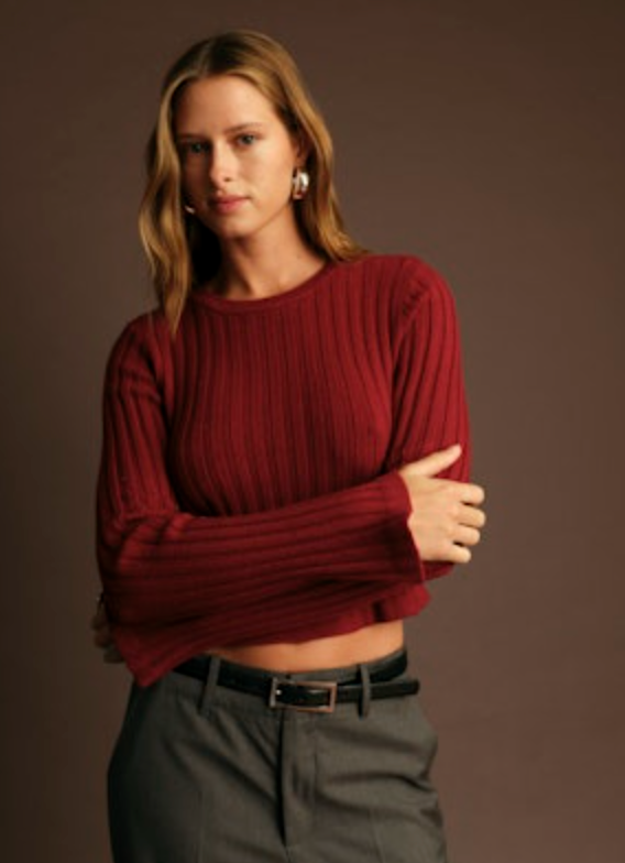 Buddleia Sweater - Malbec