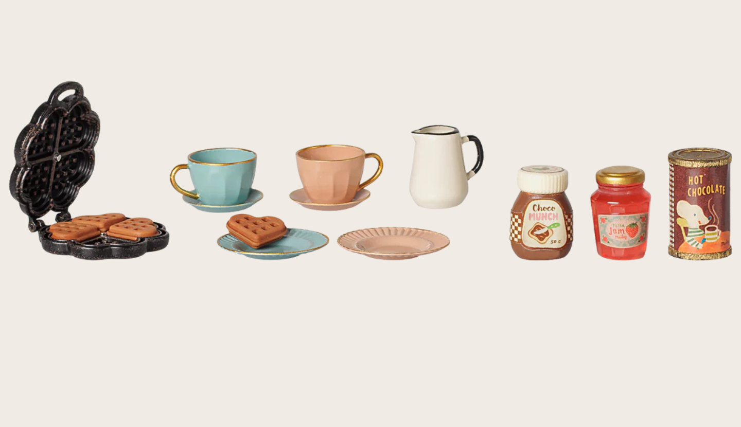 Maileg - Waffle Set, Mouse - PREORDER FW26