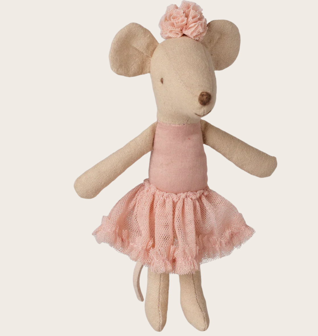 Maileg - Ballerina Mouse, Big Sister - Light Heather - PREORDER FW26