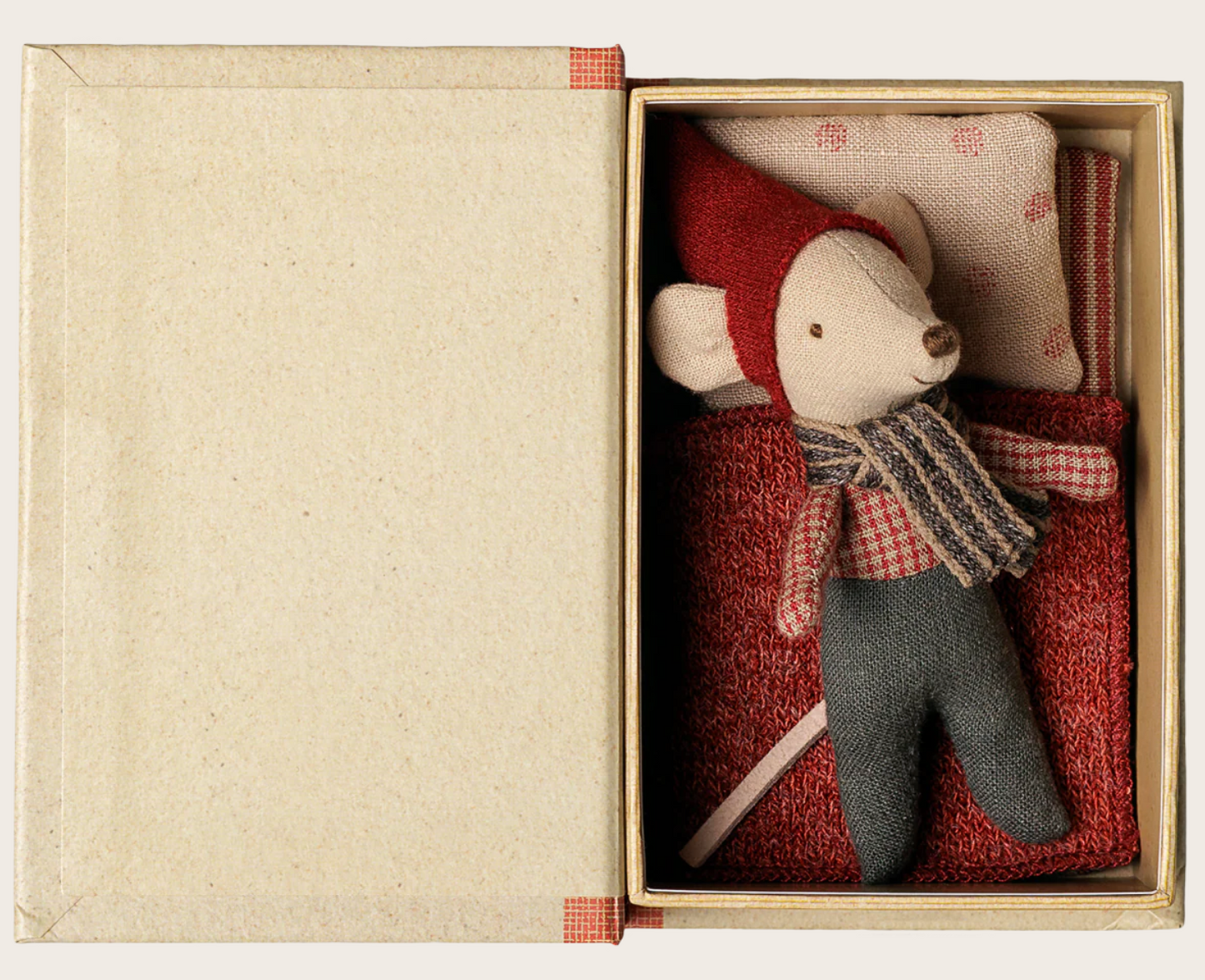 Maileg - Christmas Mouse, Baby in Book - PREORDER FW26