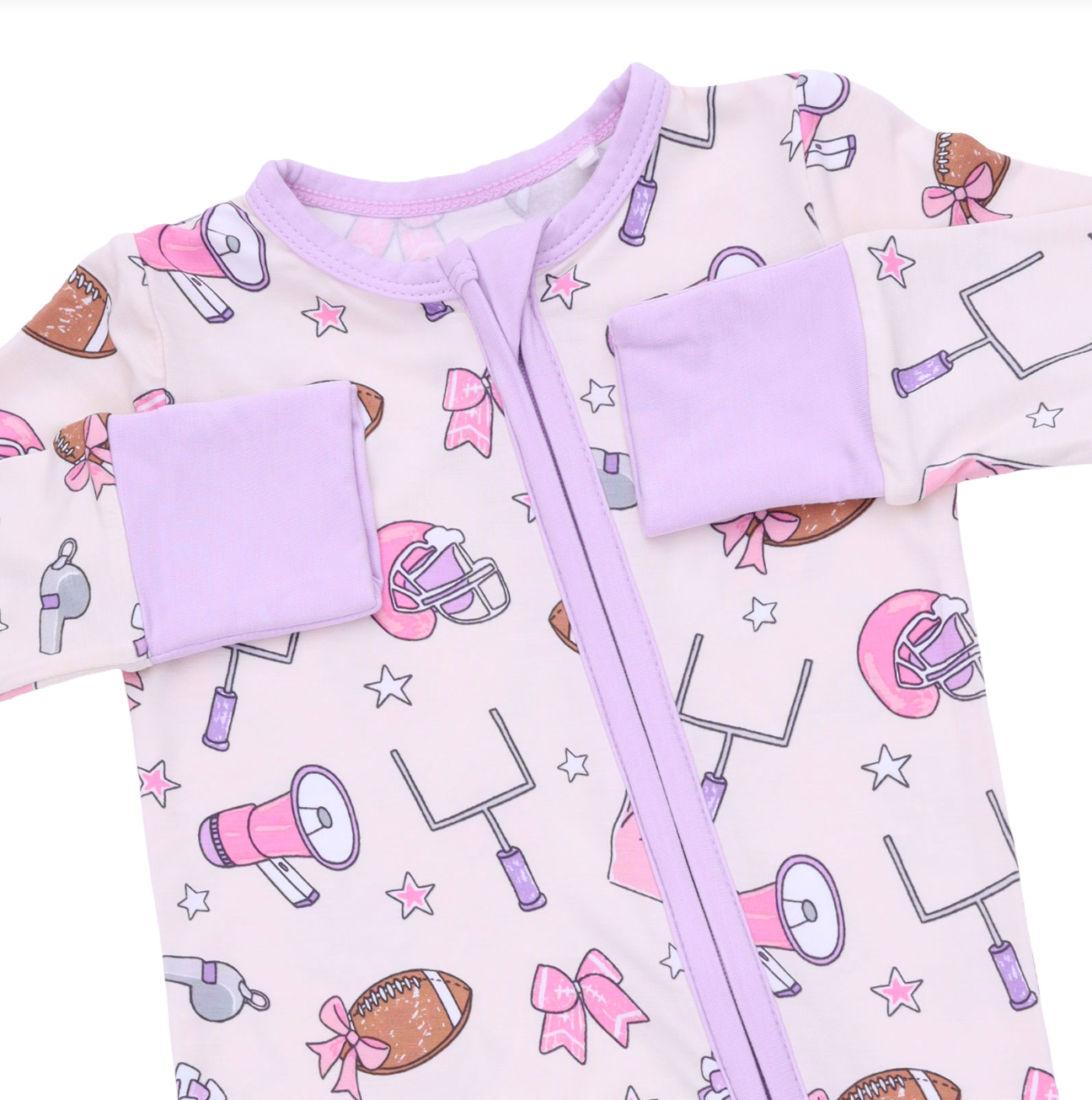 Convertible Romper - Football Cheer