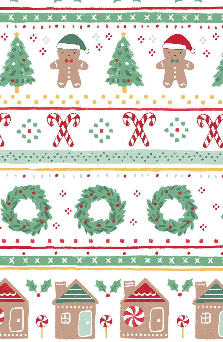 Convertible Romper - Gingerbread Fair Isle