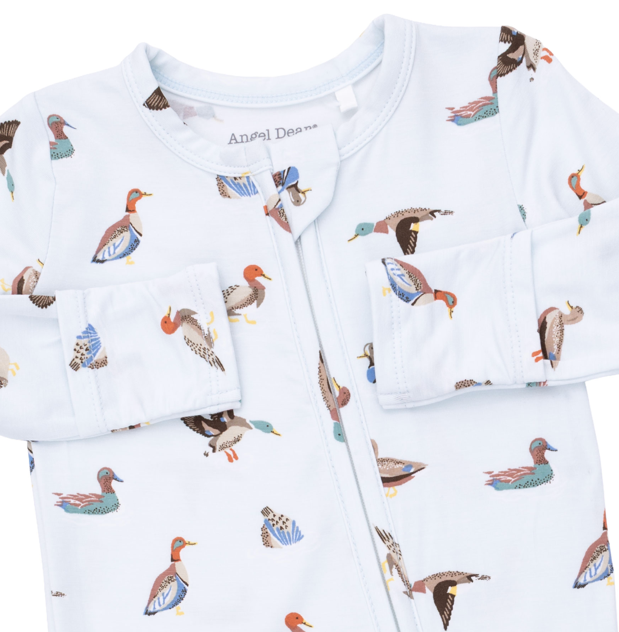 2 Way Zipper Footie - American Ducks