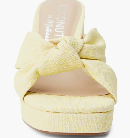 Matisse - Esme Knot Slide Sandal - Yellow