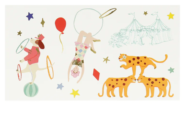 Meri Meri - Tattoos - Circus