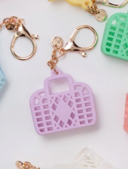 Sunjellies - Itty Bitty Bag Charm - Retro Lilac