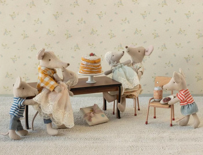 Maileg - Long Dining Table, Mouse