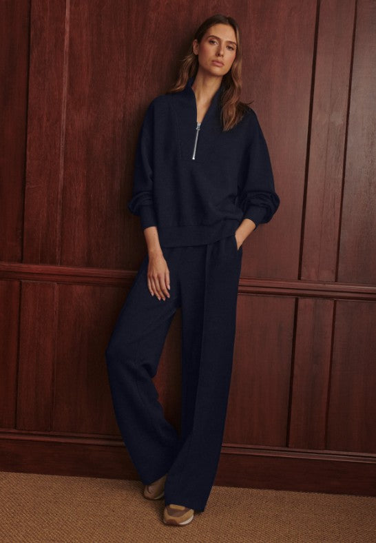 Varley - The Wide Leg Pant 30" - Blue Nights