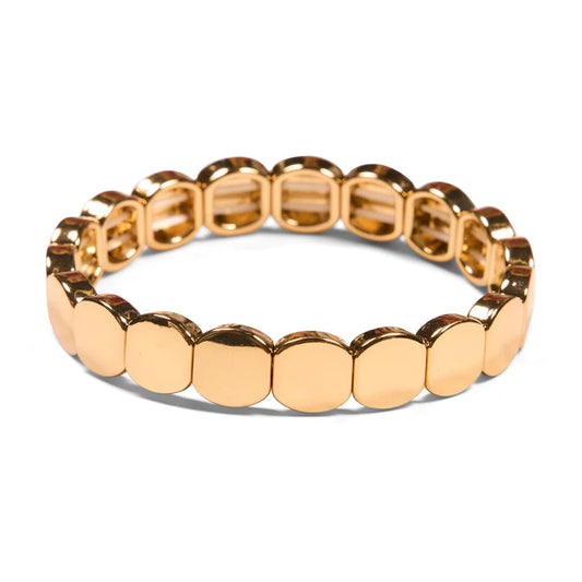 Gold Octagon Tile Bracelet