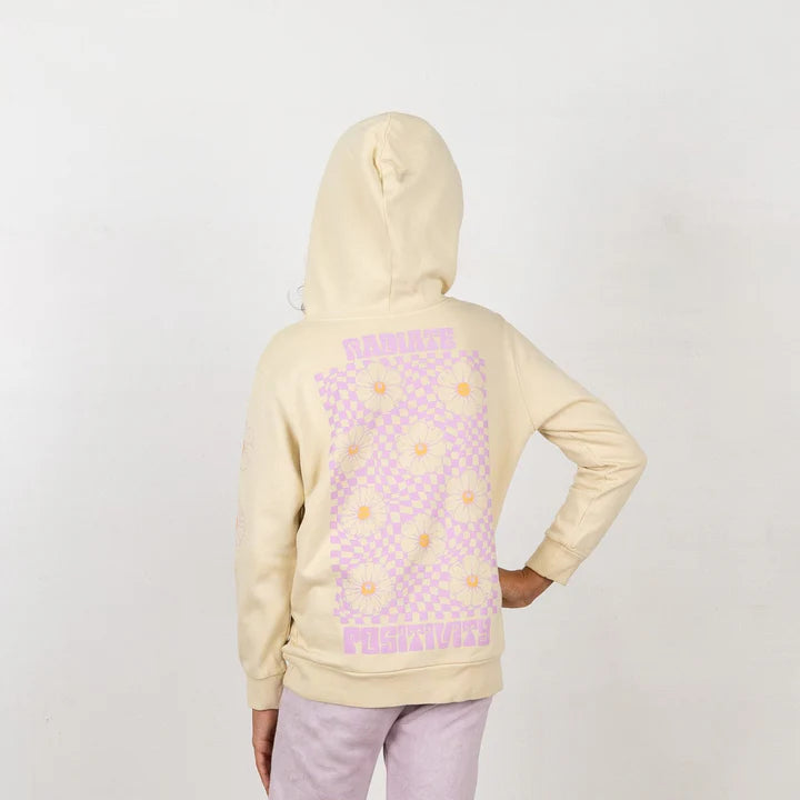 Radiate Positivity Hoodie - Natural