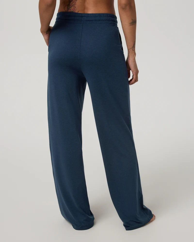 Vuori - Halo Essential Wideleg - Short - Blue Coast Heather