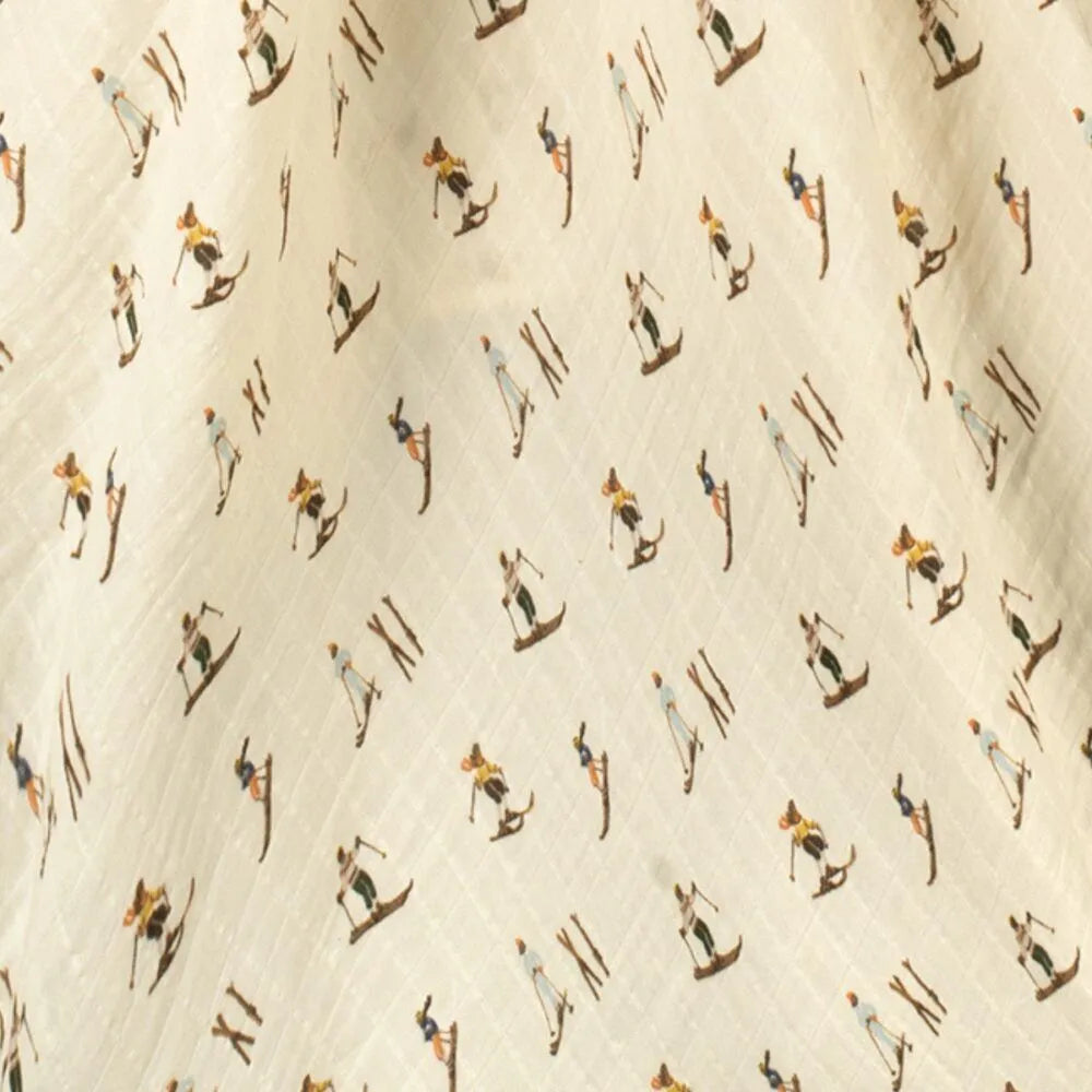 Milkbarn - Organic Swaddle - Vintage Ski