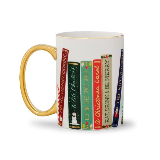 Rifle Paper Co. - Porcelain Mug - Festive Book Club