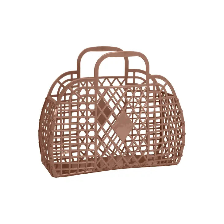 Sunjellies - Small Retro Basket - Mocha