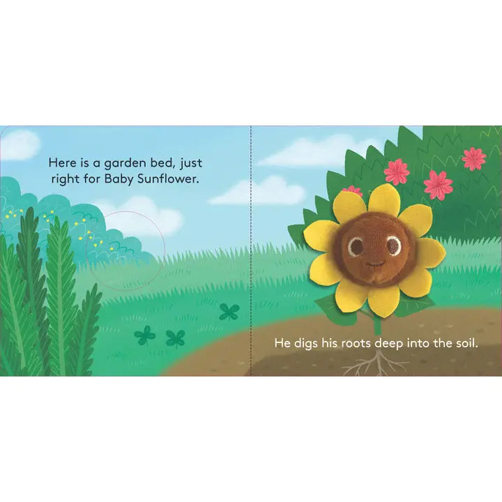 Baby Sunflower - Finger Puppet Book