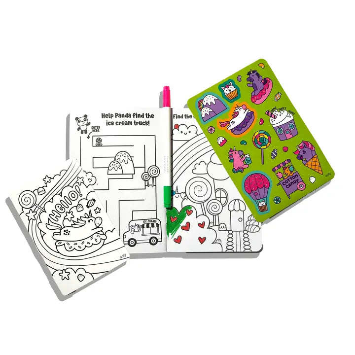 Ooly - Let's Go!: Activity & Coloring Kit - Robo Dinos