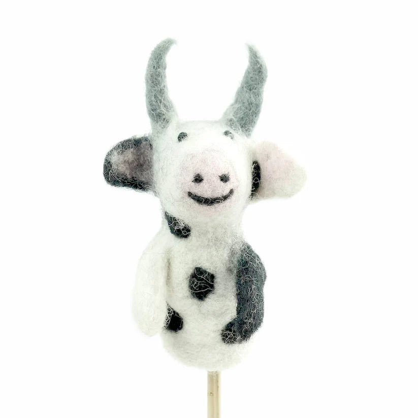 The Winding Road - Felt Cow Finger Puppet