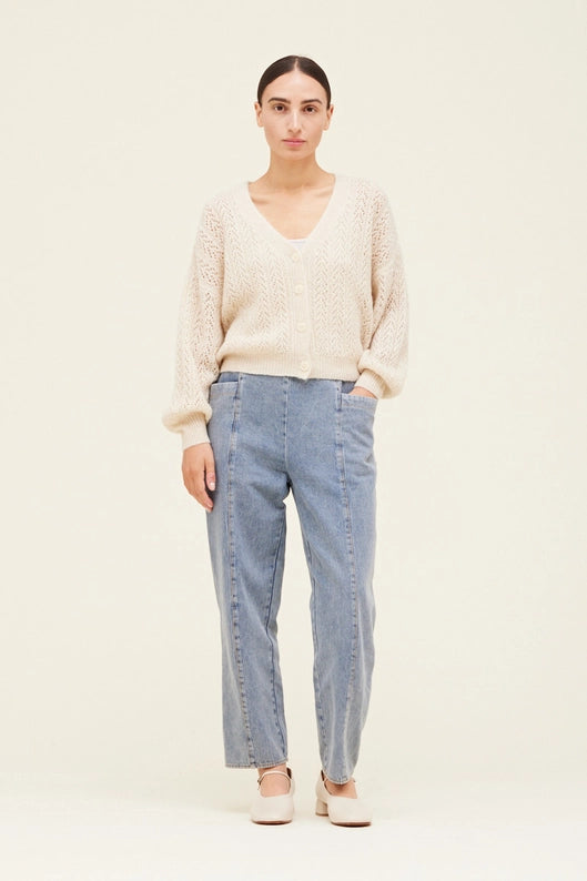 Pointelle Knit Sweater – Ella Mae's Boutique
