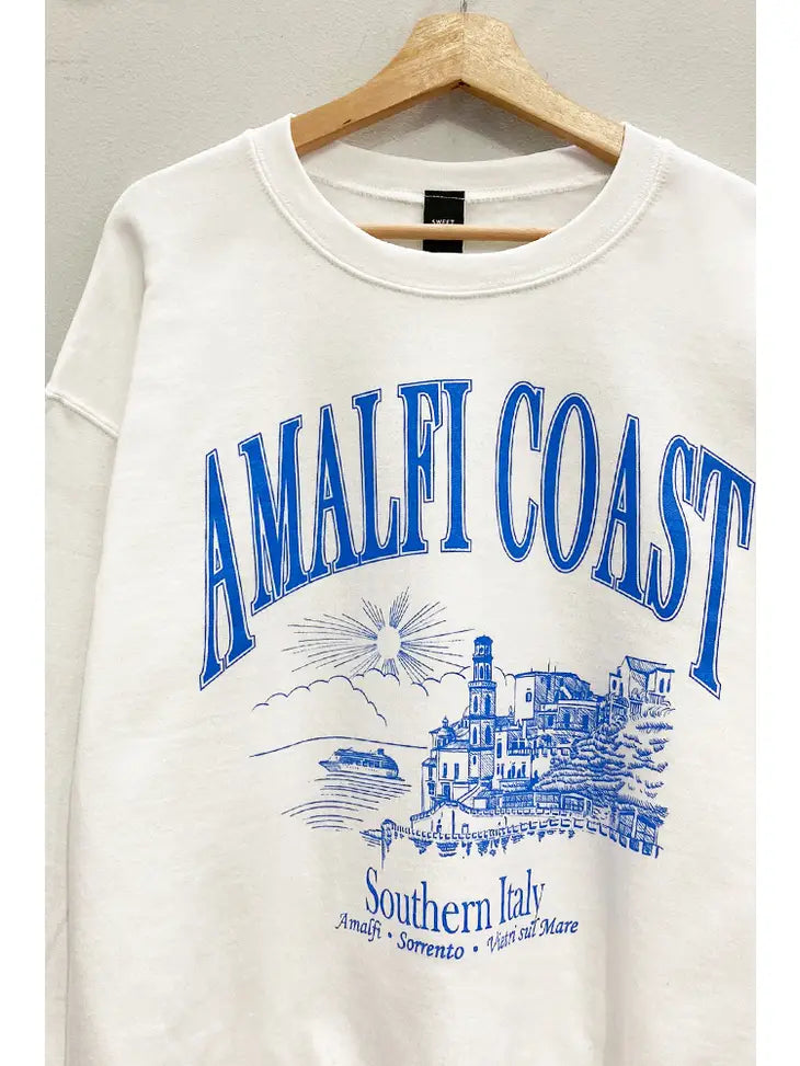 Amalfi Coast Sweatshirt - White