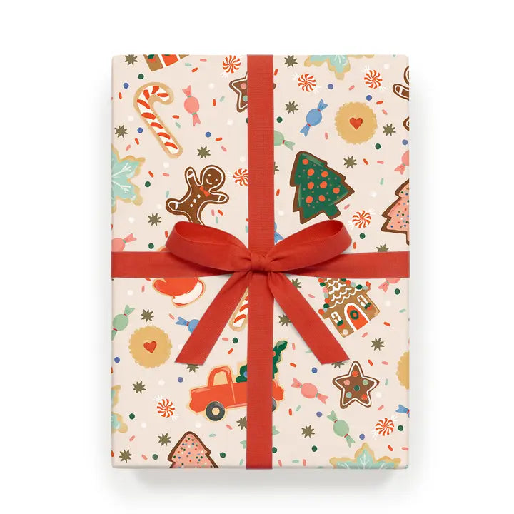 Rifle Paper Co. - Roll of 3 Sheets - Christmas Cookies