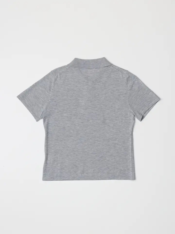 The Gemma Top - Heathered Grey