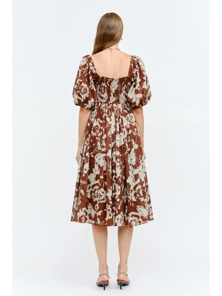 Delphi Dress - Brown