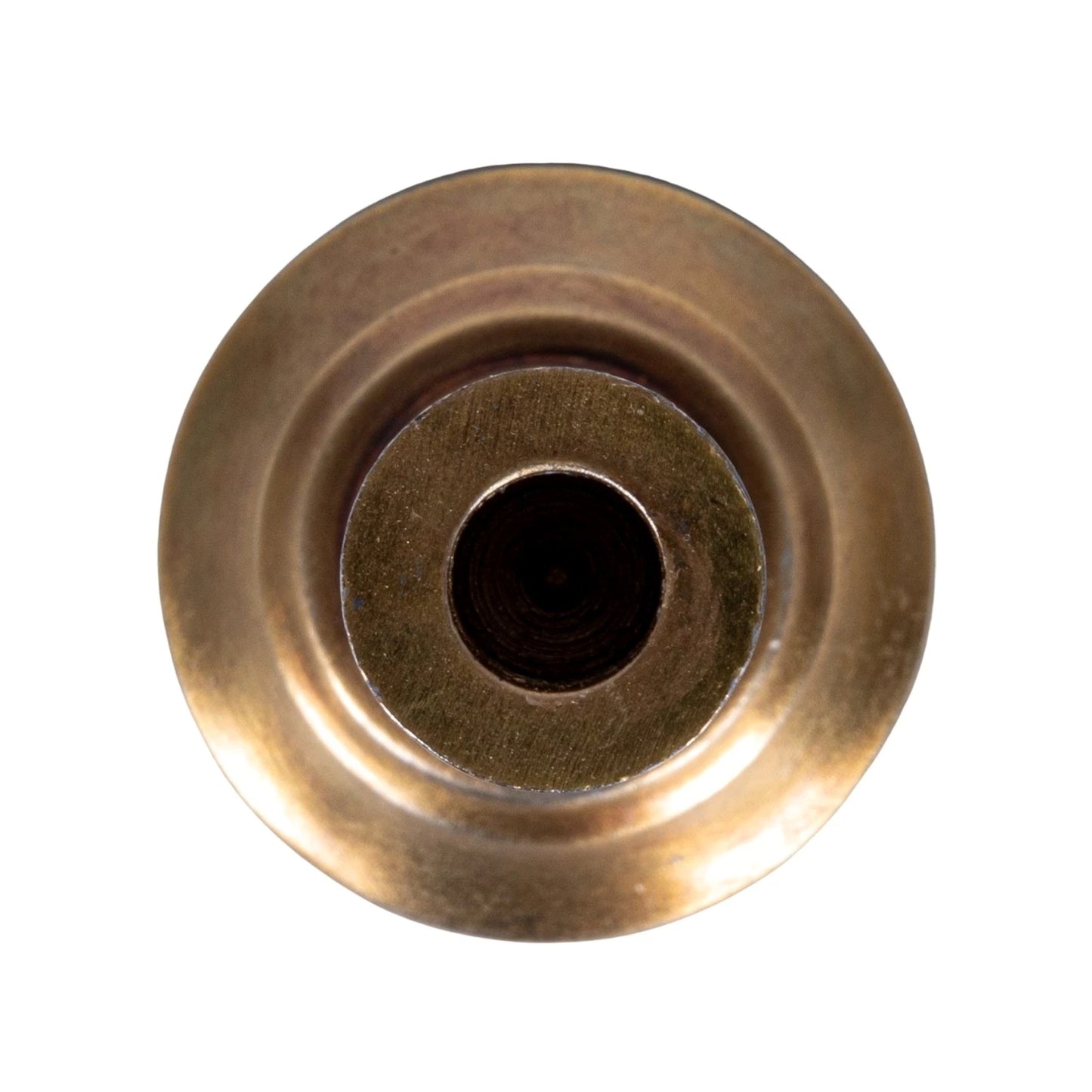 Aluminum Taper Holder - Antique Brass