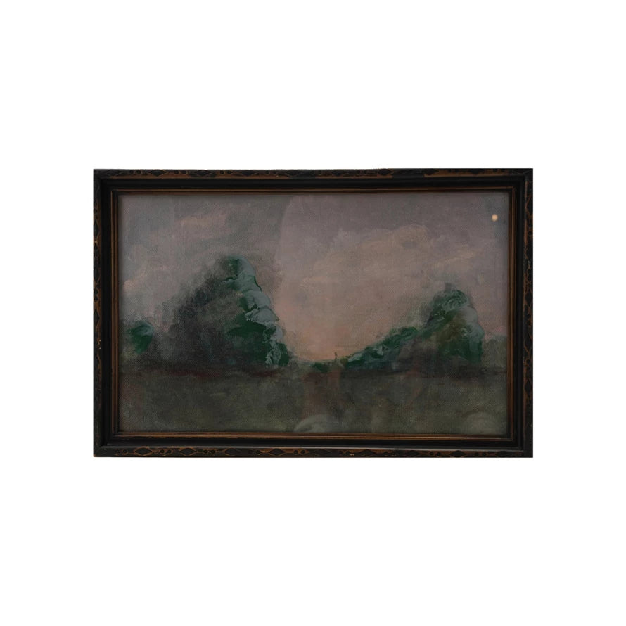 Wood Framed Wall Decor - Landscape