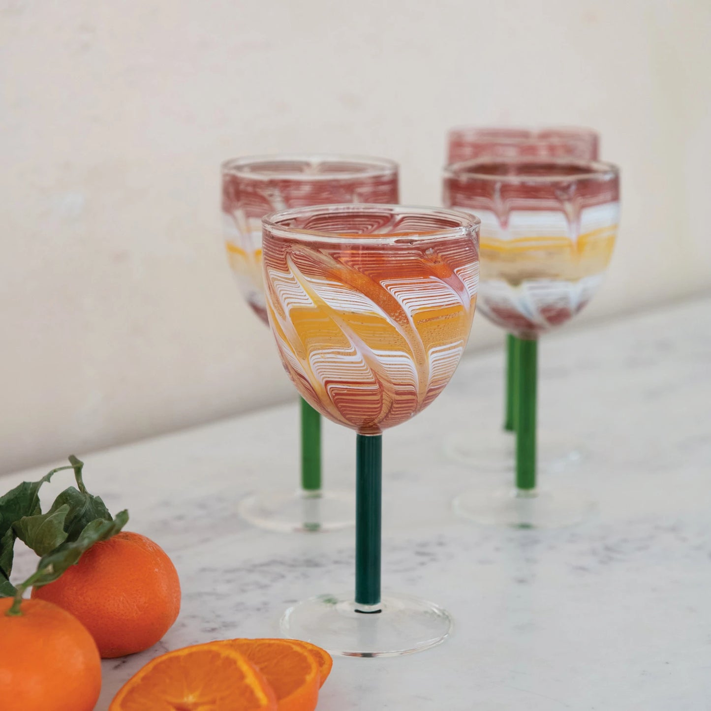 Hand Blown Wine Glass - 6oz