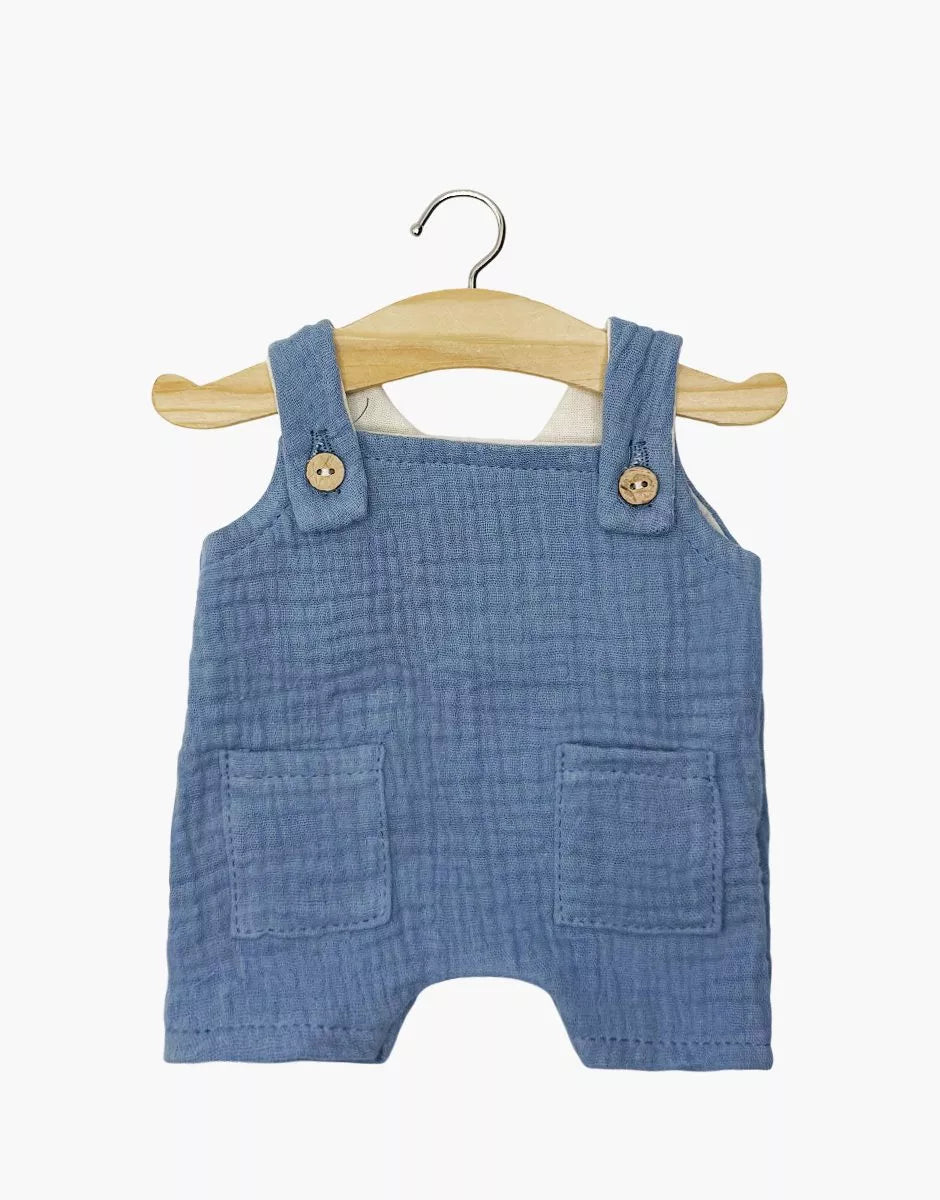 Minikane - Antonin Short Overalls - Denim Gauze