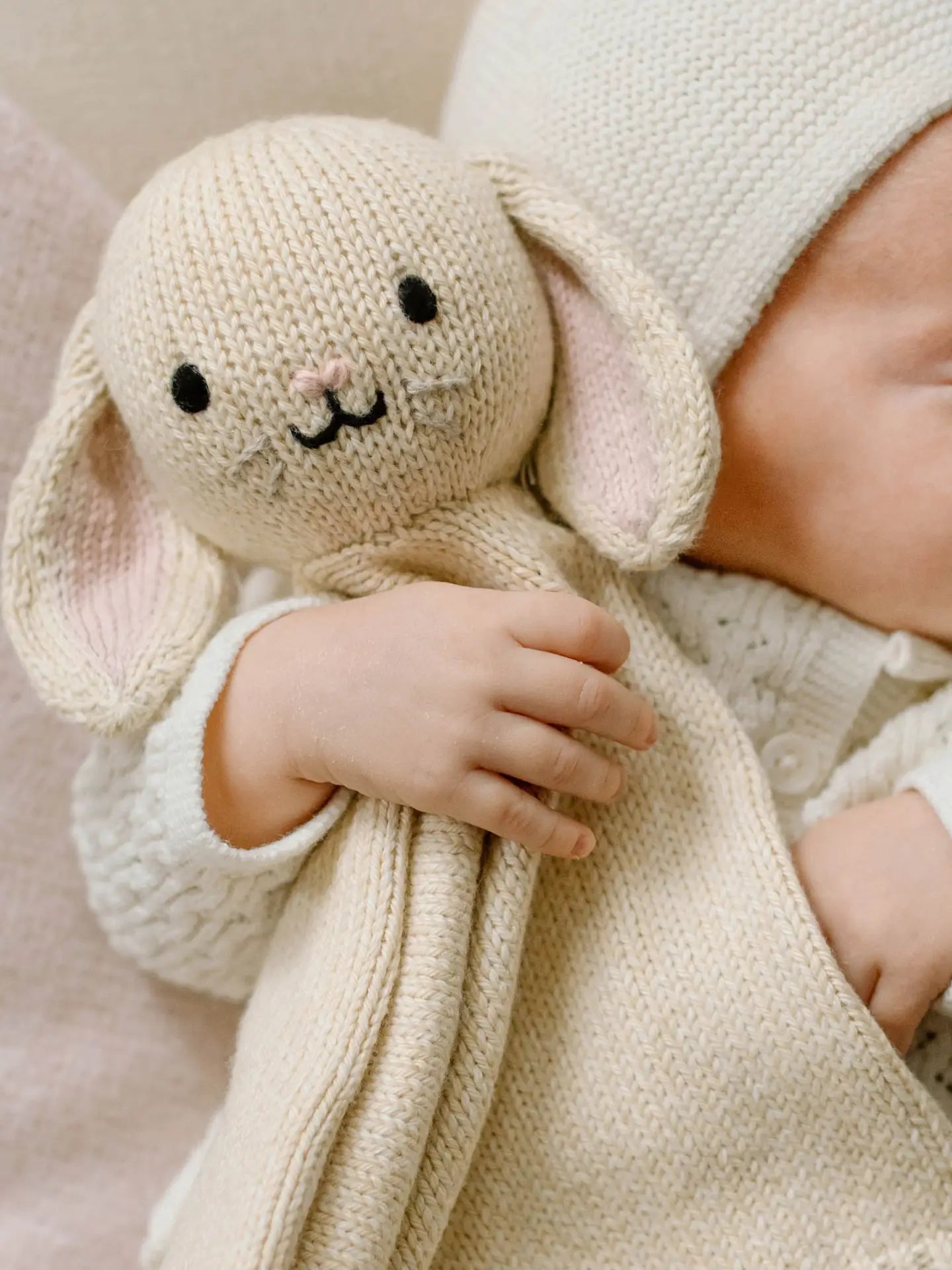 Cuddle + Kind - Baby Bunny Lovey - Oatmeal