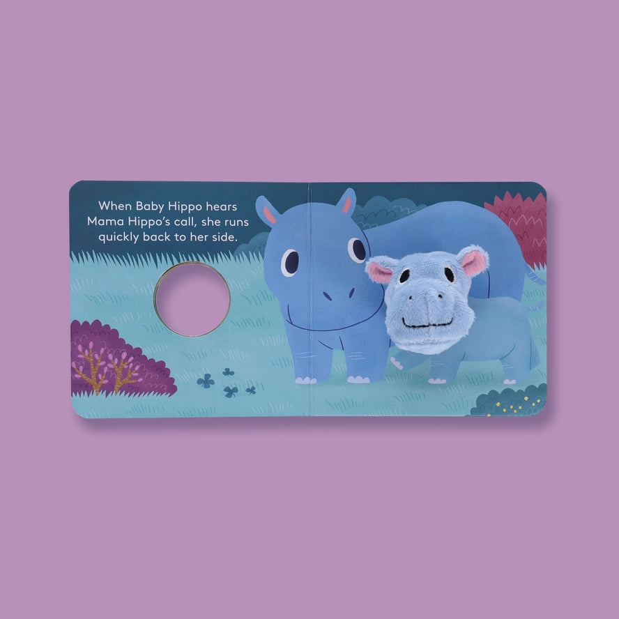 Baby Hippo - Finger Puppet Book