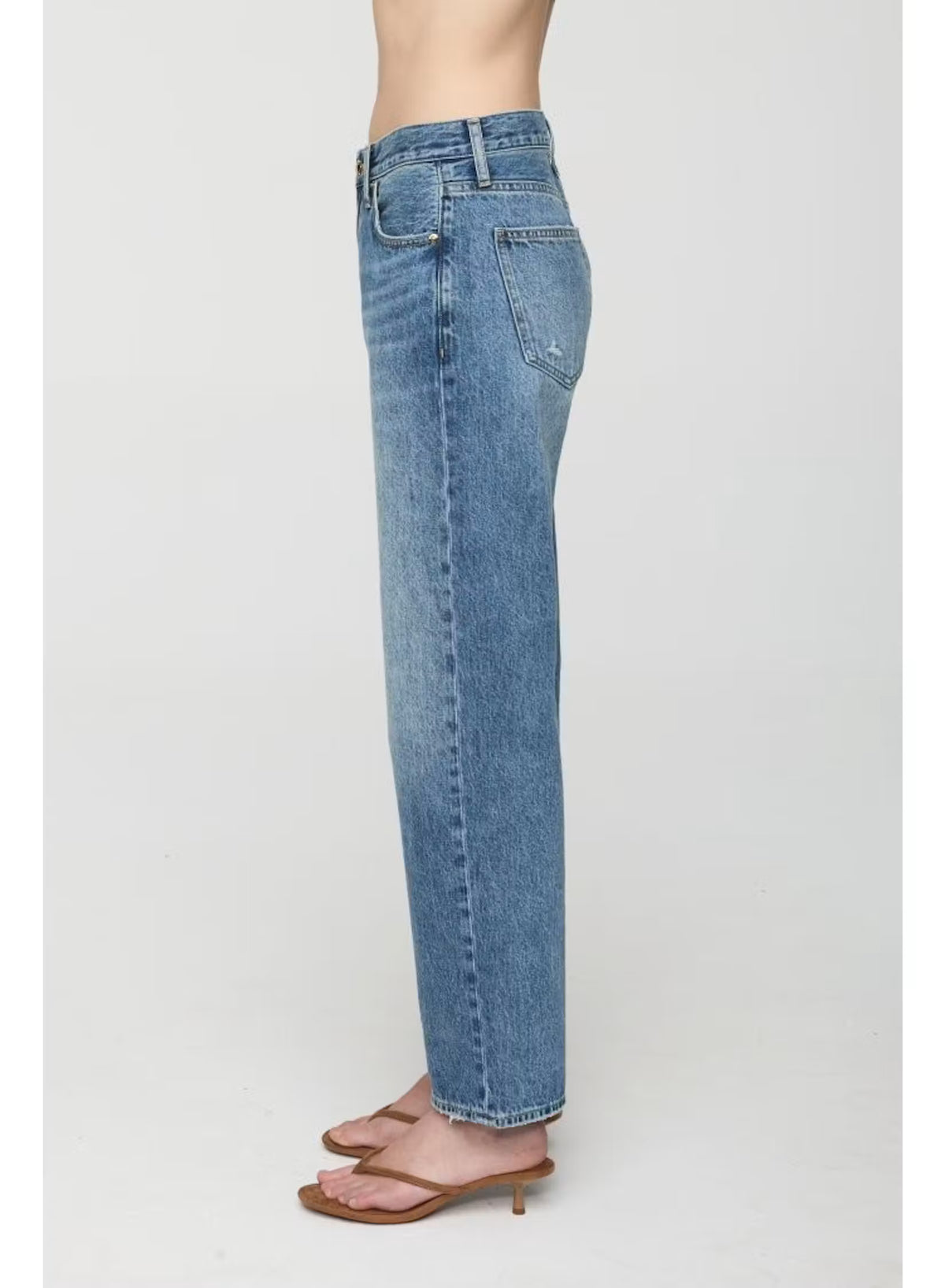 Pistola - Lexi Mid Rise Bowed Straight - Distance