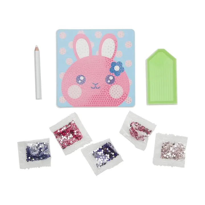 OOLY - Razzle Dazzle D.I.Y. - Mini Gem Art Kit - Bouncy Bunny