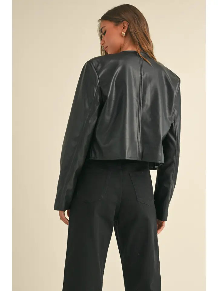 Leather Jacket - Black