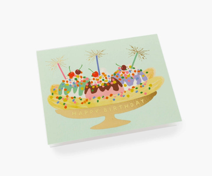 Rifle Paper Co. - Birthday Card - Banana Spilt