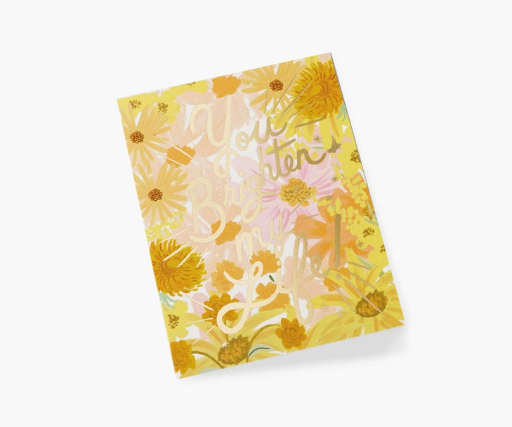 Rifle Paper Co. - You Brighten My Life Card