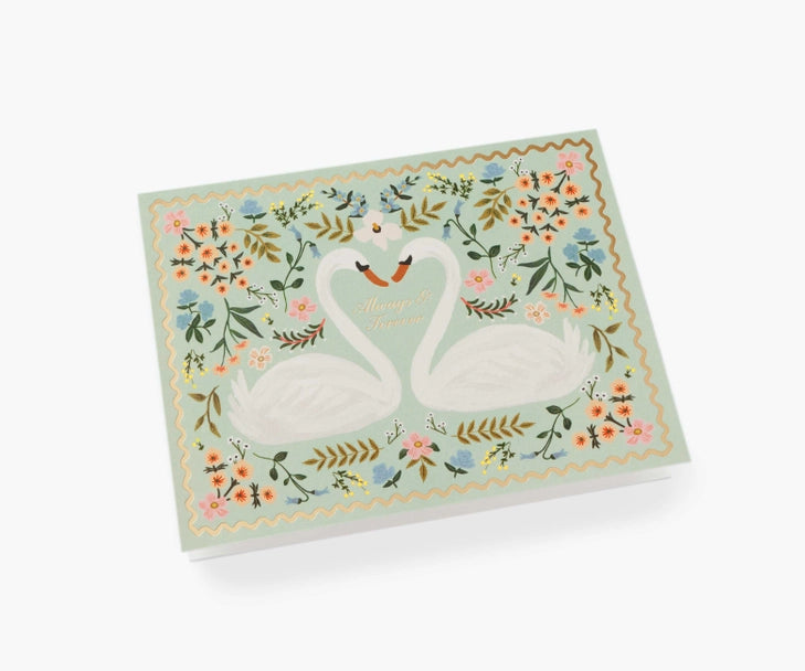 Rifle Paper Co. - Wedding Card - Always + Forever Swans
