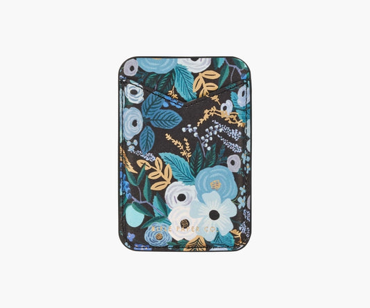 Rifle Paper Co. - Magnetic Card Holder - Garden Party Blue