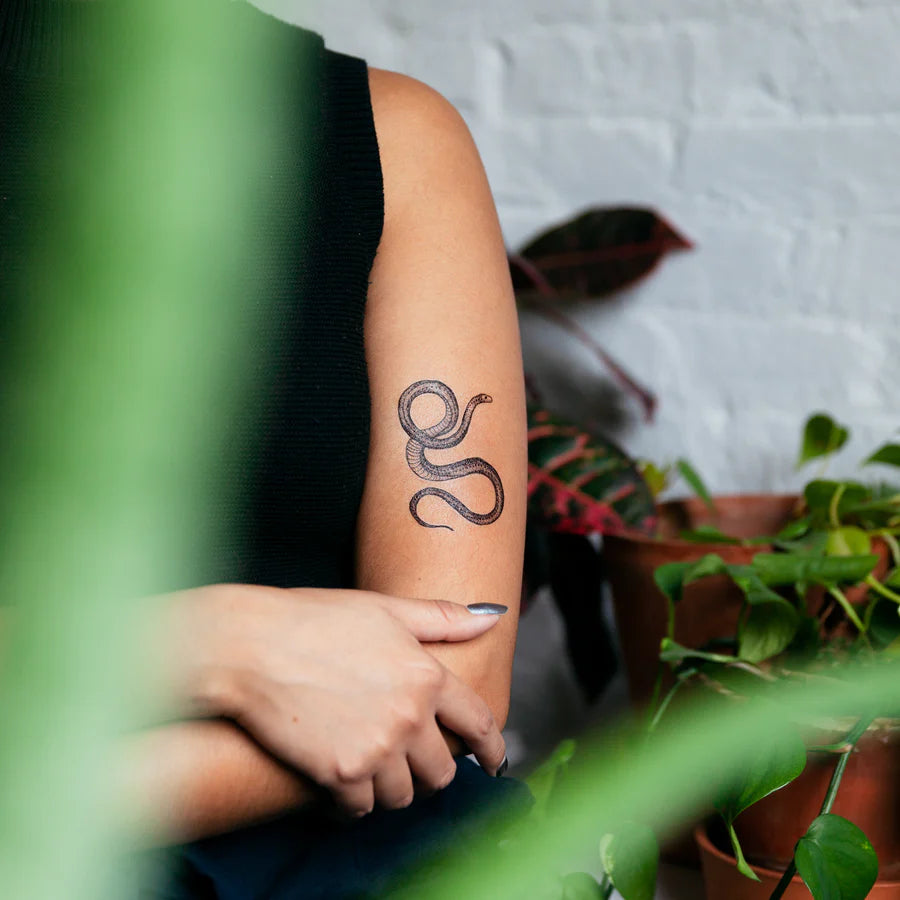 Tattly - Serpent Tattoo Pair
