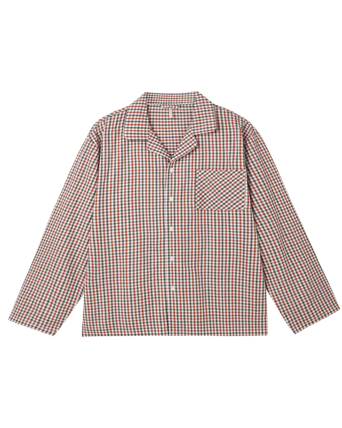 Rylee + Cru - Men's Pajama Top - Holiday Gingham