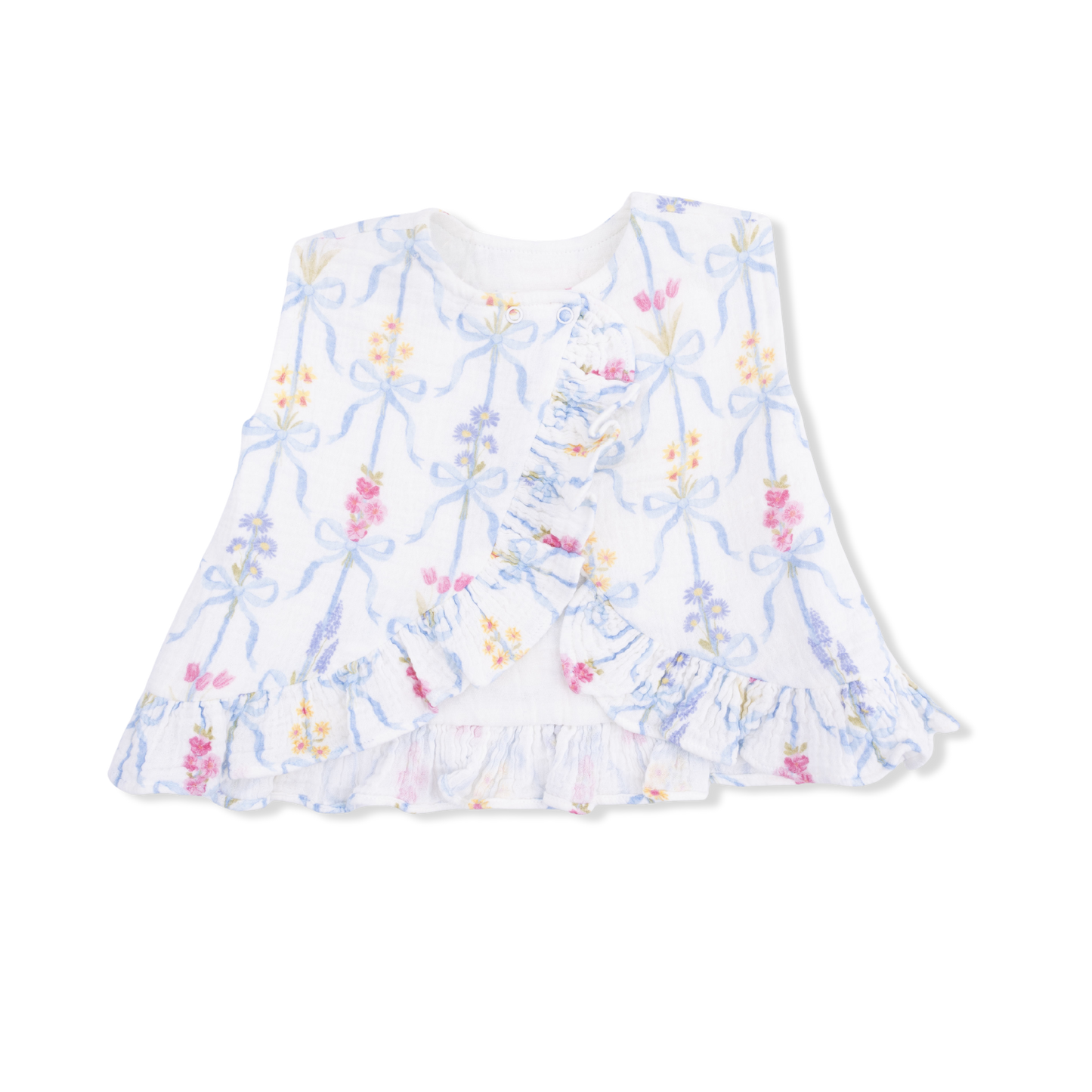 Ruffle Back Top and Bloomer - Ribbon Bouquet