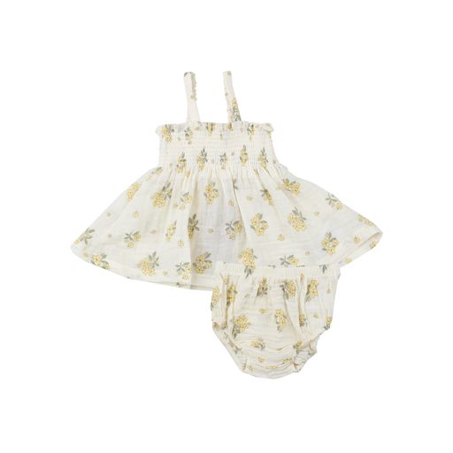 Smocked Top & Bloomer - Buttercup Bouquets