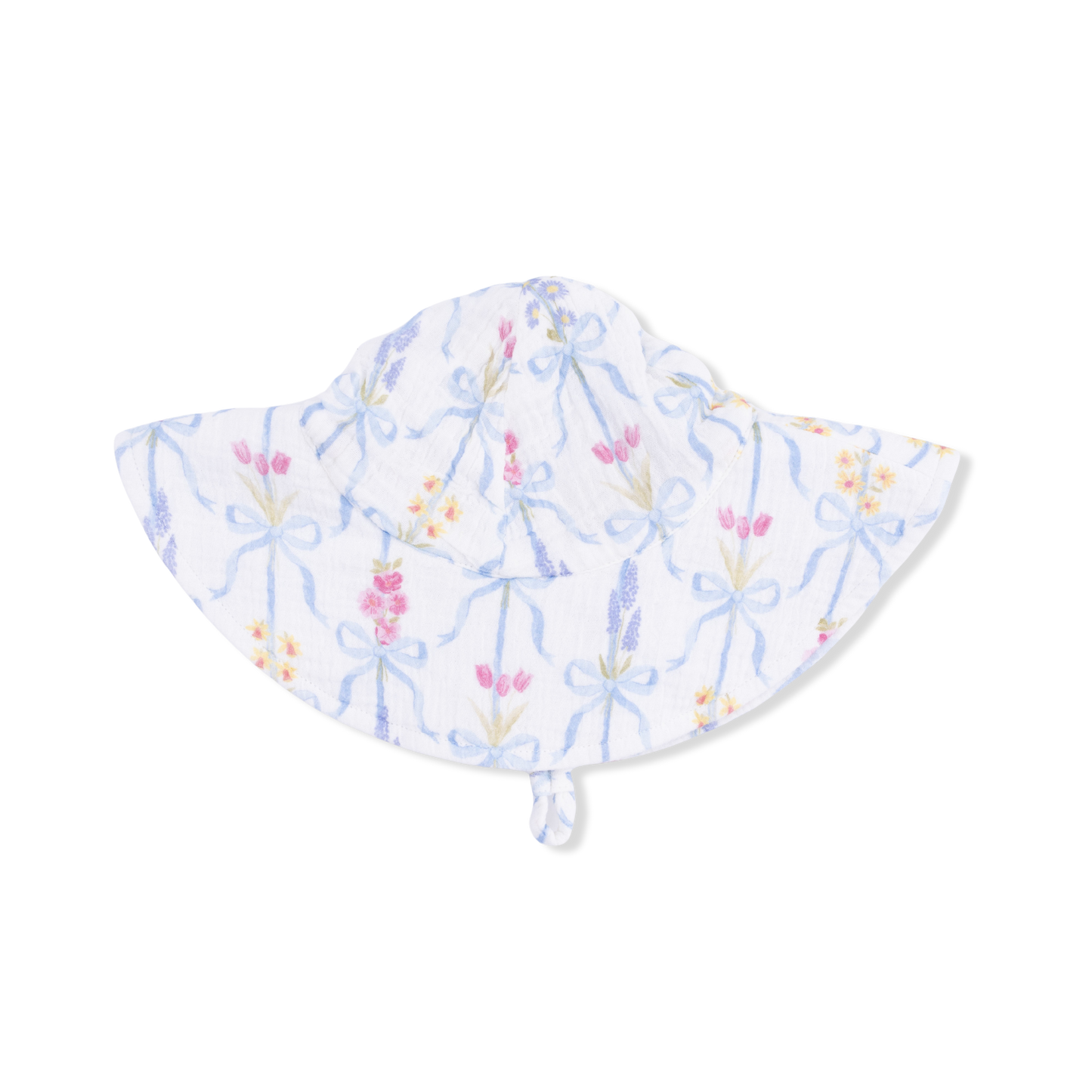 Wide Brim Sun Hat - Ribbon Bouquets