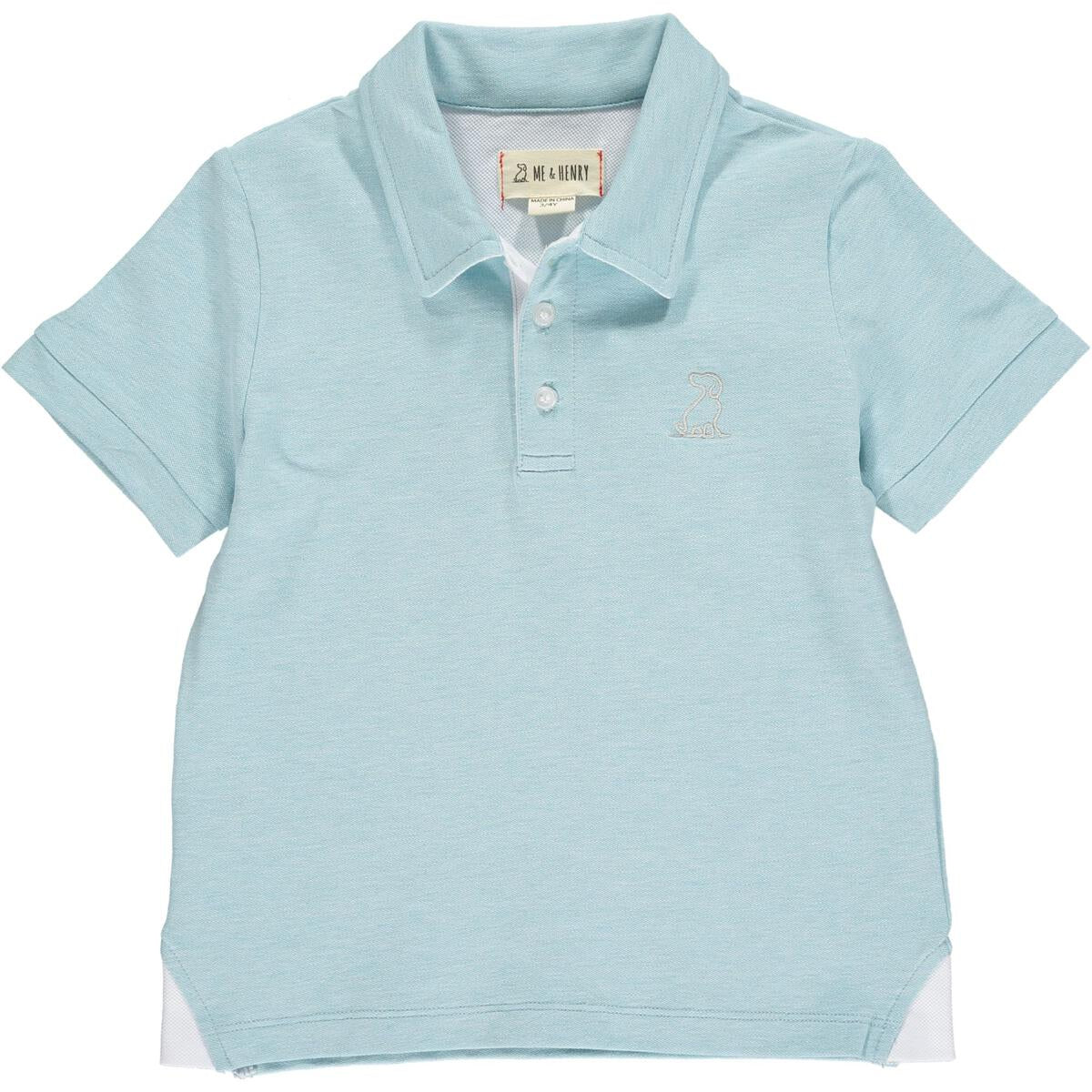 Dodger Blue Henley Shirt 3-4Y